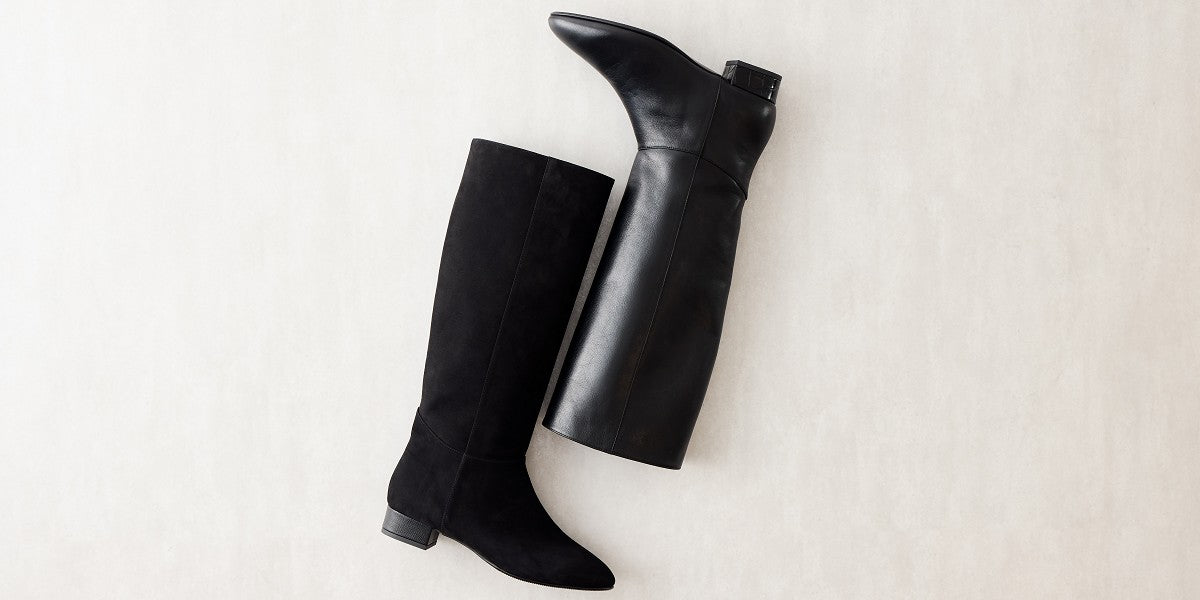 ワイドシャフトロングブーツ