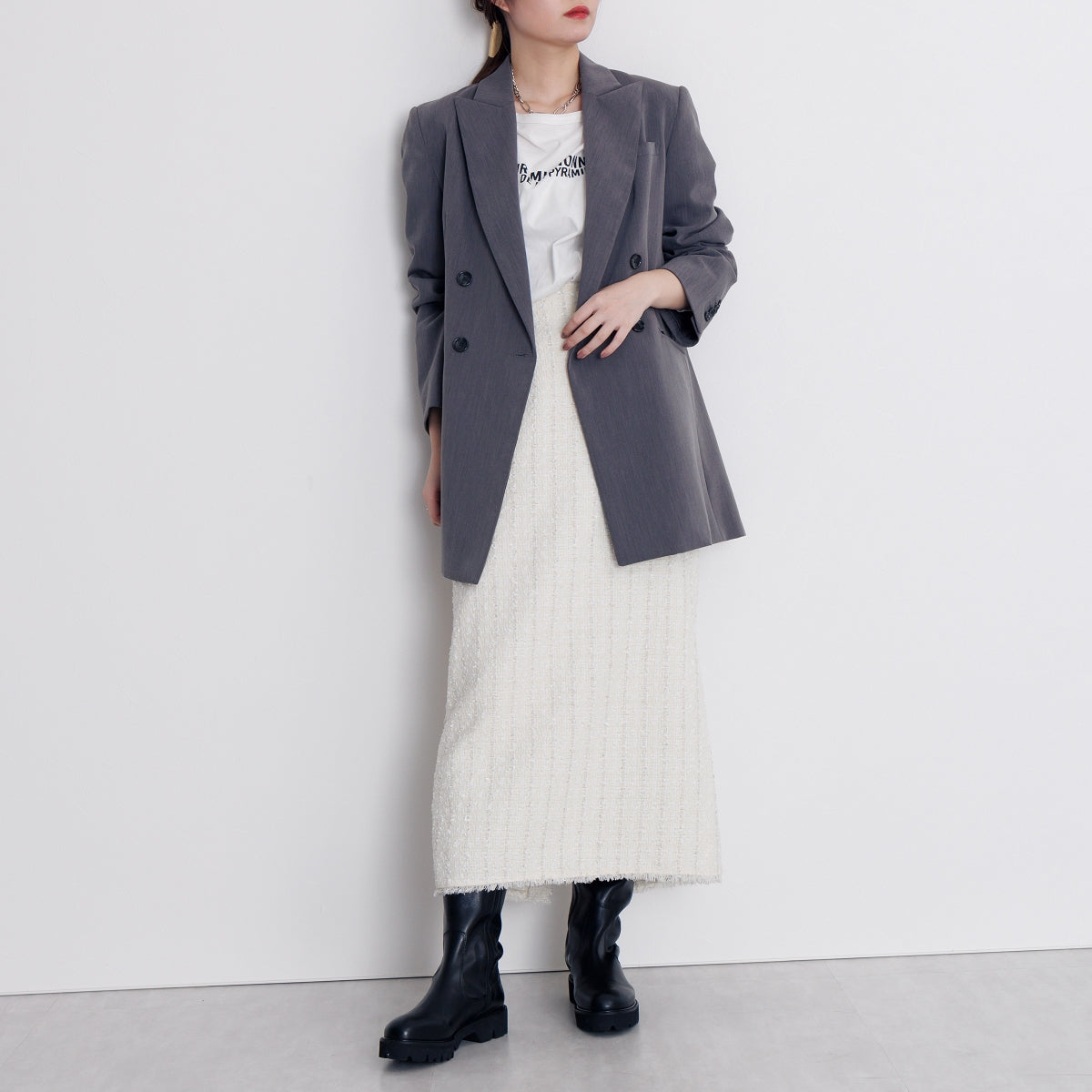 【25AW】トラックソールロングブーツ/631411