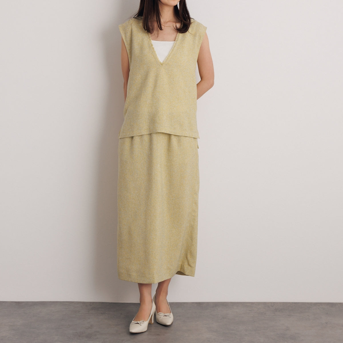 【SALE】カットワークリボンパンプス/641119