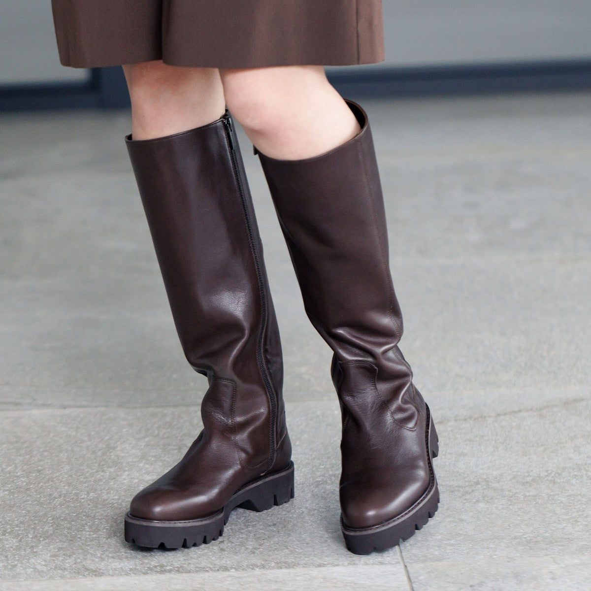 【25AW】トラックソールロングブーツ/631411