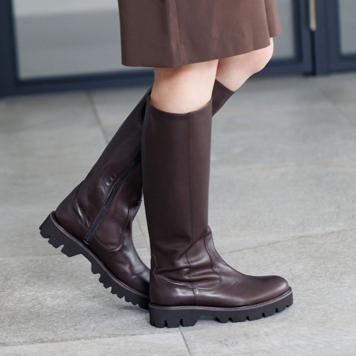 【25AW】トラックソールロングブーツ/631411