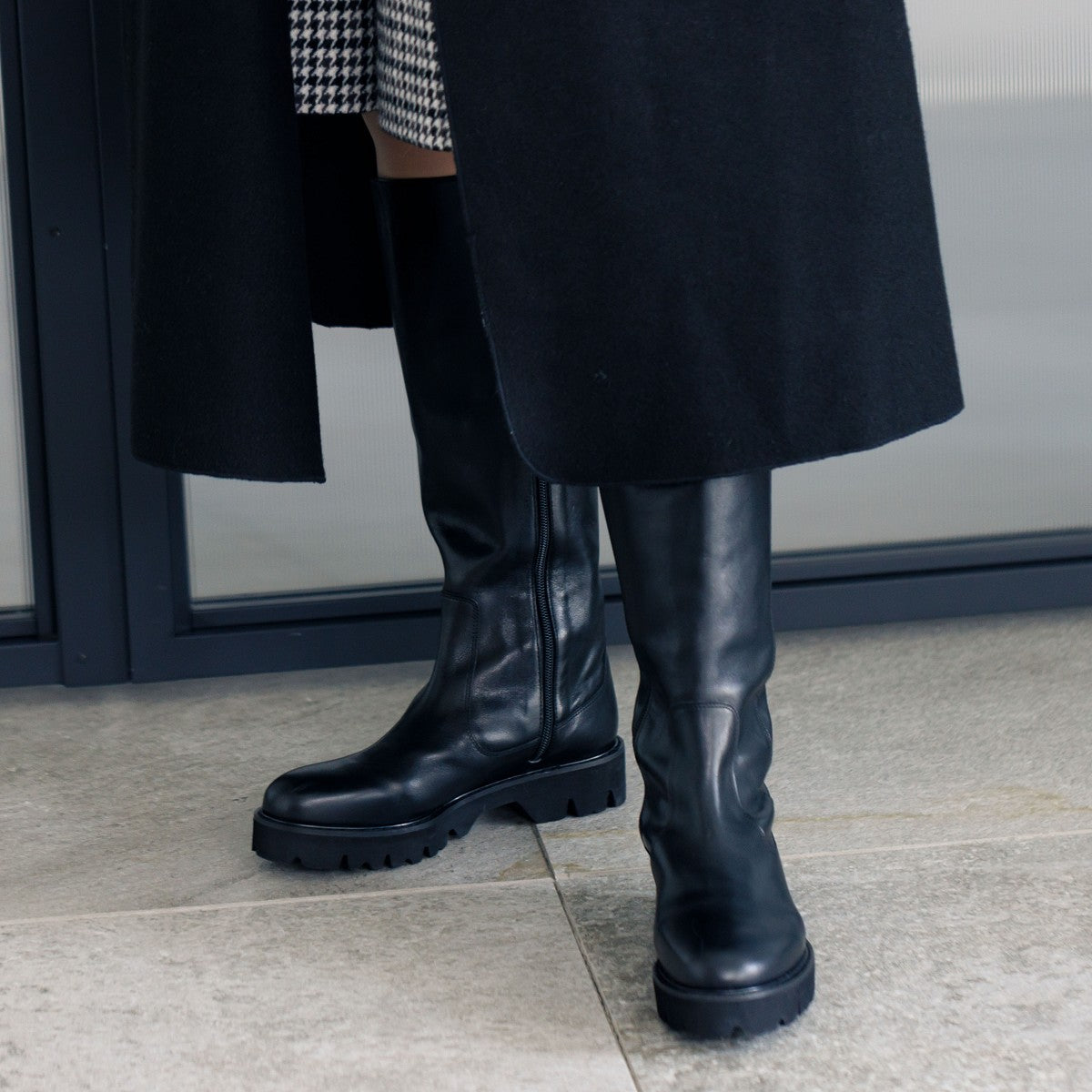 【25AW】トラックソールロングブーツ/631411