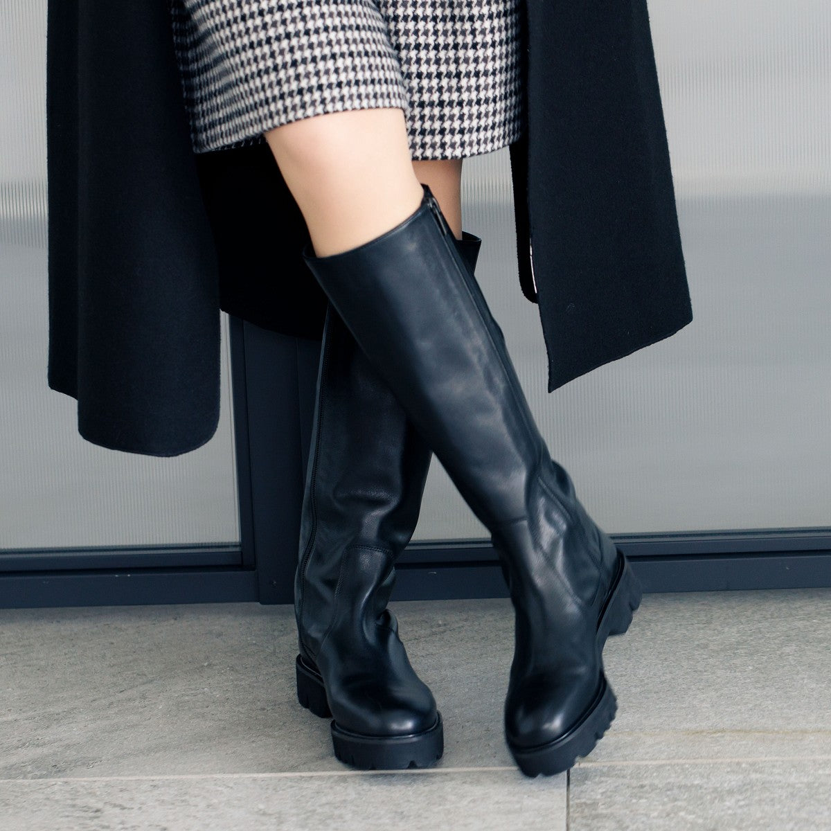 【25AW】トラックソールロングブーツ/631411