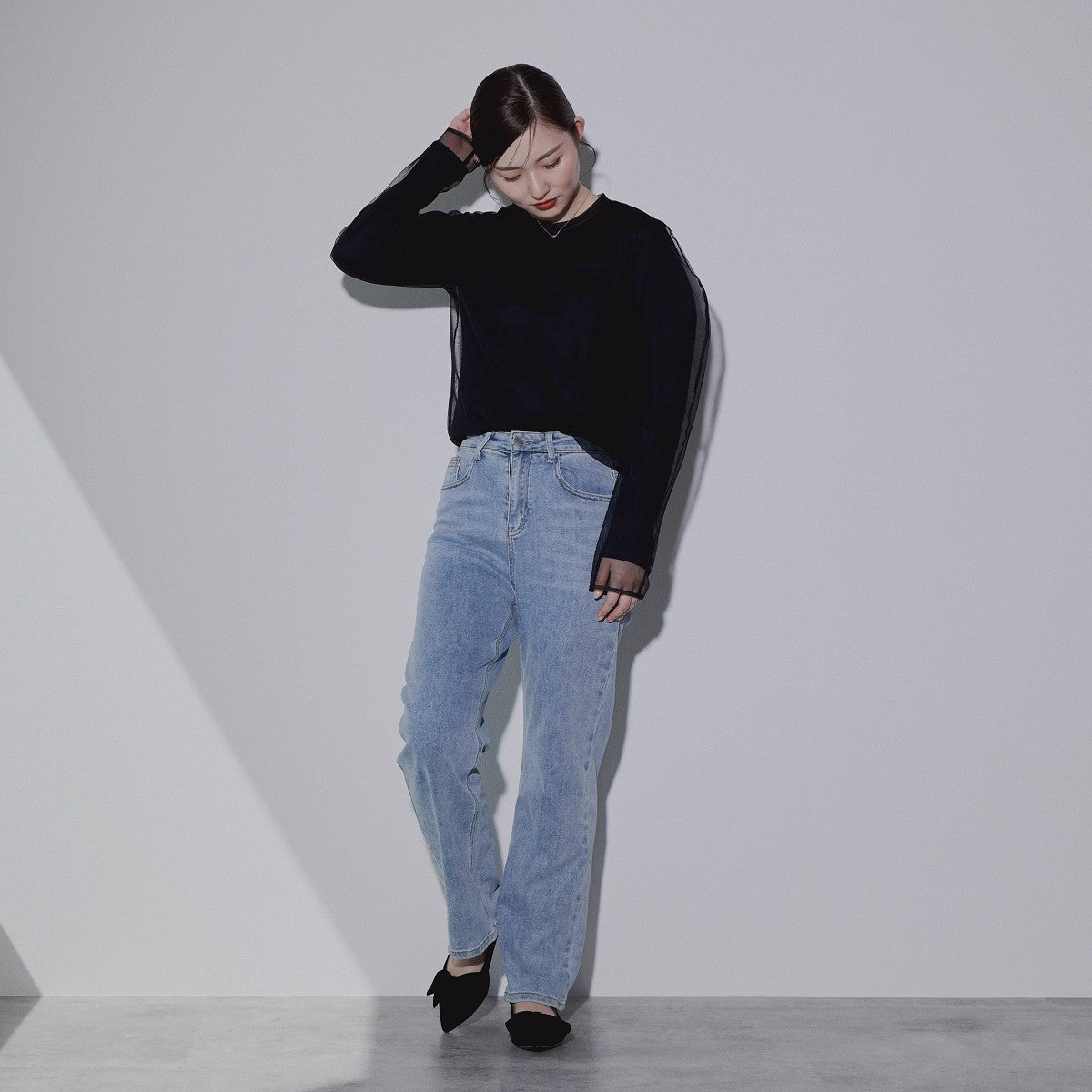 【SALE】2WAYリボンバックストラップパンプス/544306