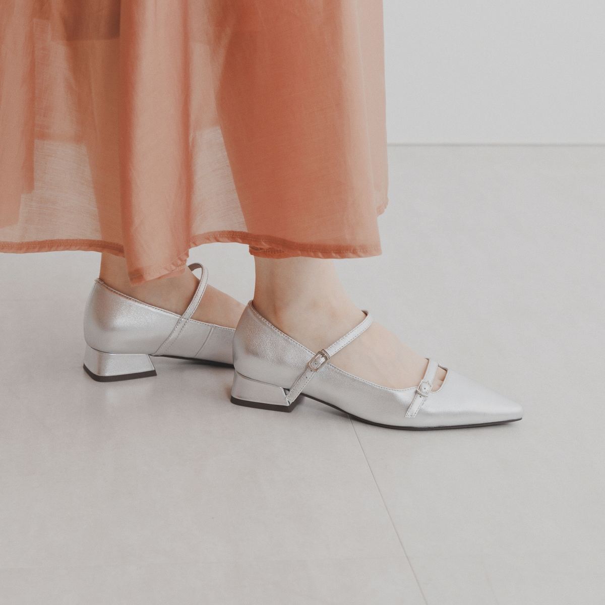 【SALE】ダブルストラップメリージェーンパンプス/544308