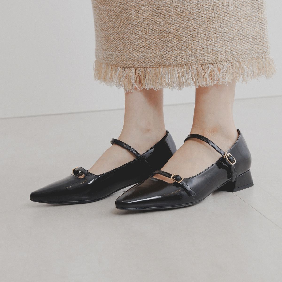 【SALE】ダブルストラップメリージェーンパンプス/544308