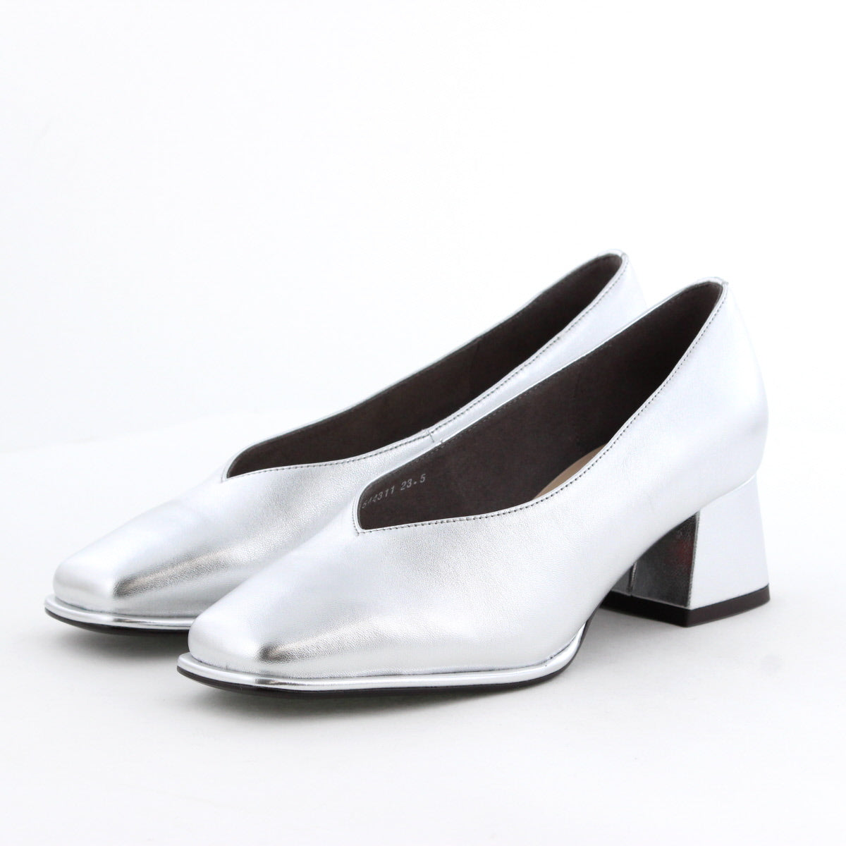 【SALE】Vカットチャンキーヒールパンプス/544311