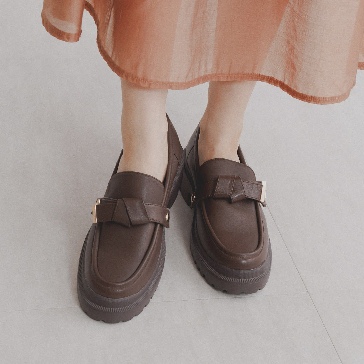【SALE】3WAYパーツトラックソールローファー/544313