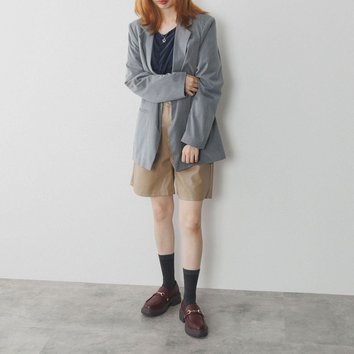 【SALE】3WAYパーツトラックソールローファー/544313