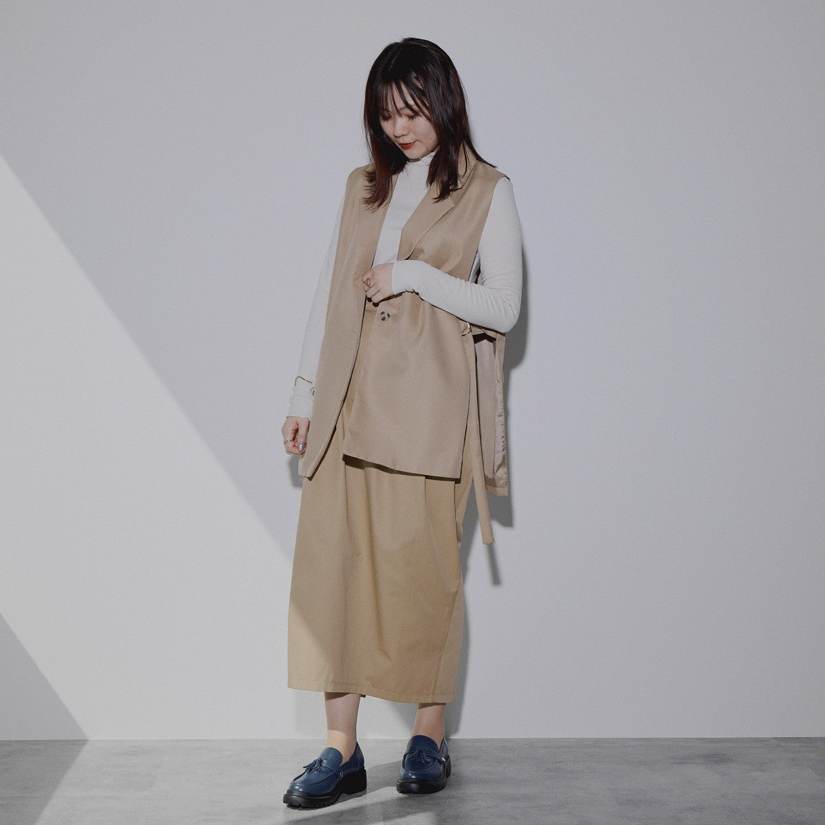 【SALE】3WAYパーツトラックソールローファー/544313