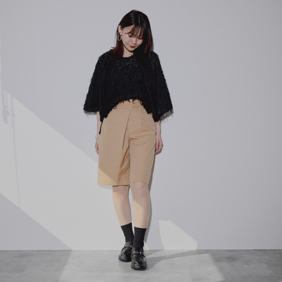 【SALE】3WAYパーツトラックソールローファー/544313