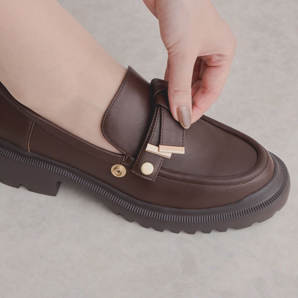 【SALE】3WAYパーツトラックソールローファー/544313