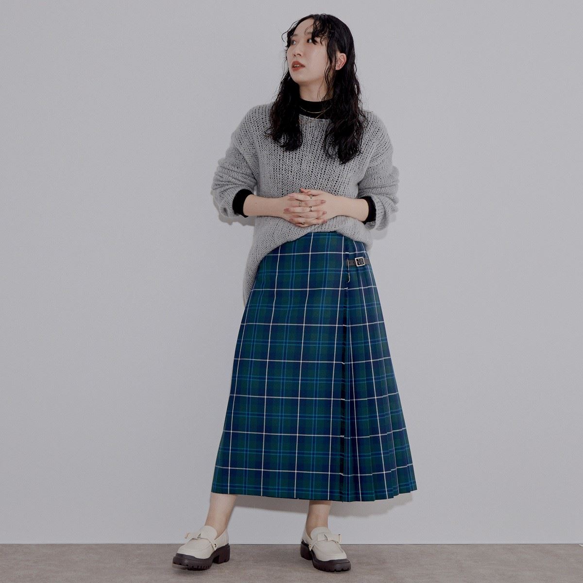 【SALE】3WAYパーツトラックソールローファー/544313