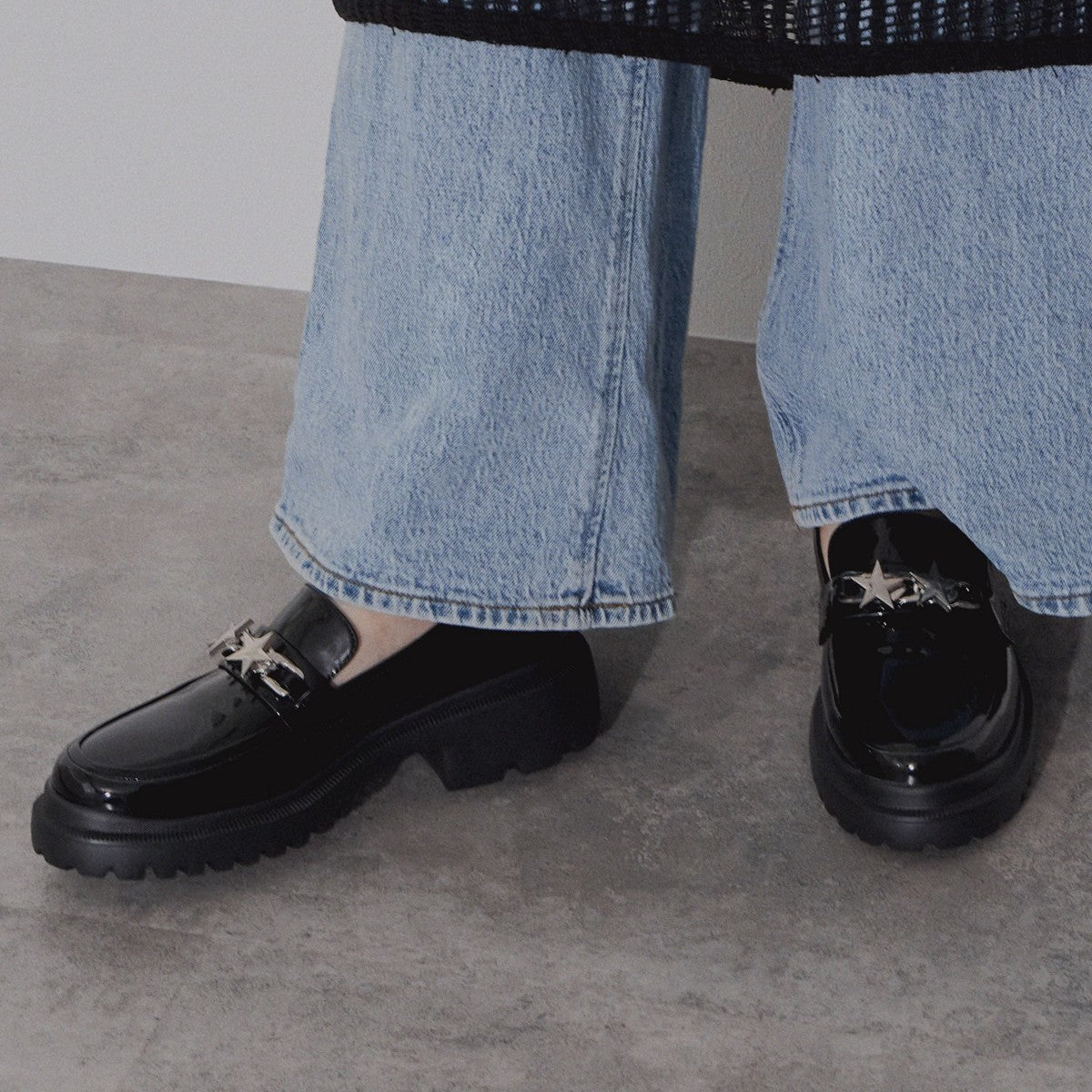 【SALE】スターモチーフローファー/544315