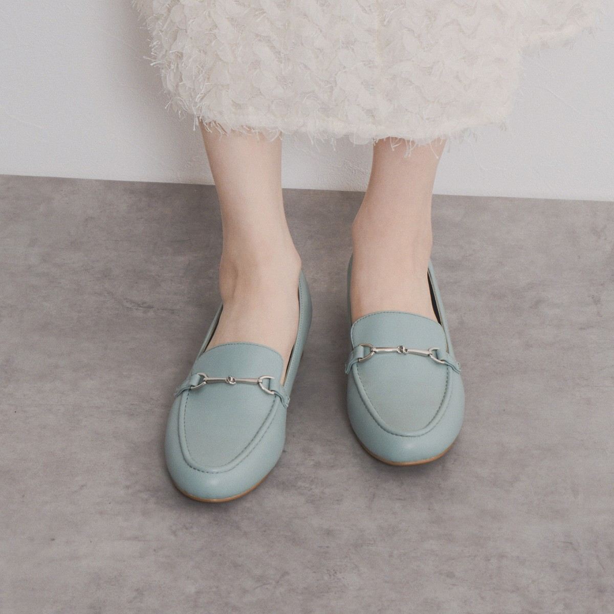 【SALE】ラウンドトゥビットローファー/544317