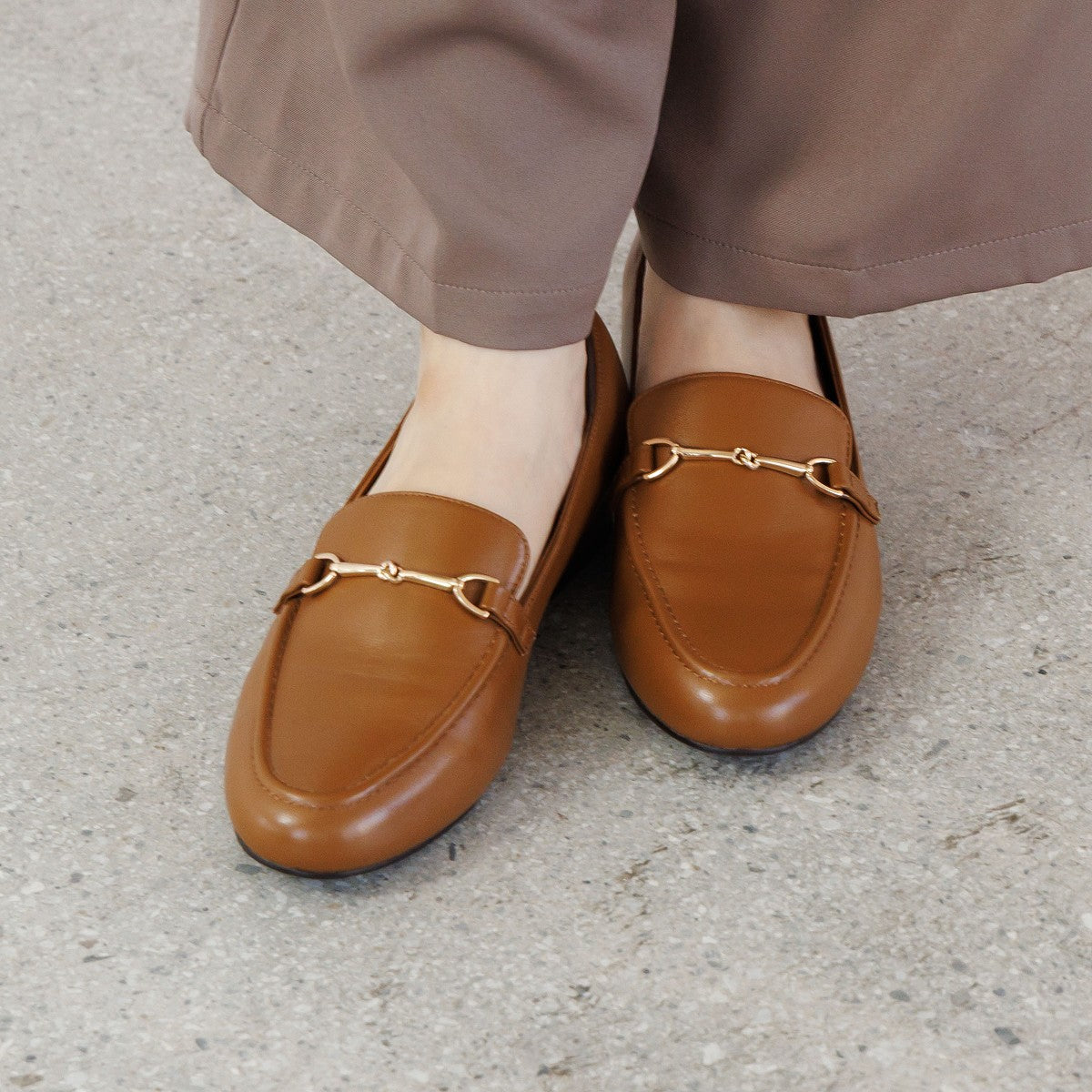 【SALE】ラウンドトゥビットローファー/544317