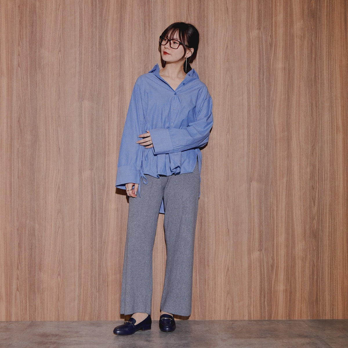 【SALE】ラウンドトゥビットローファー/544317