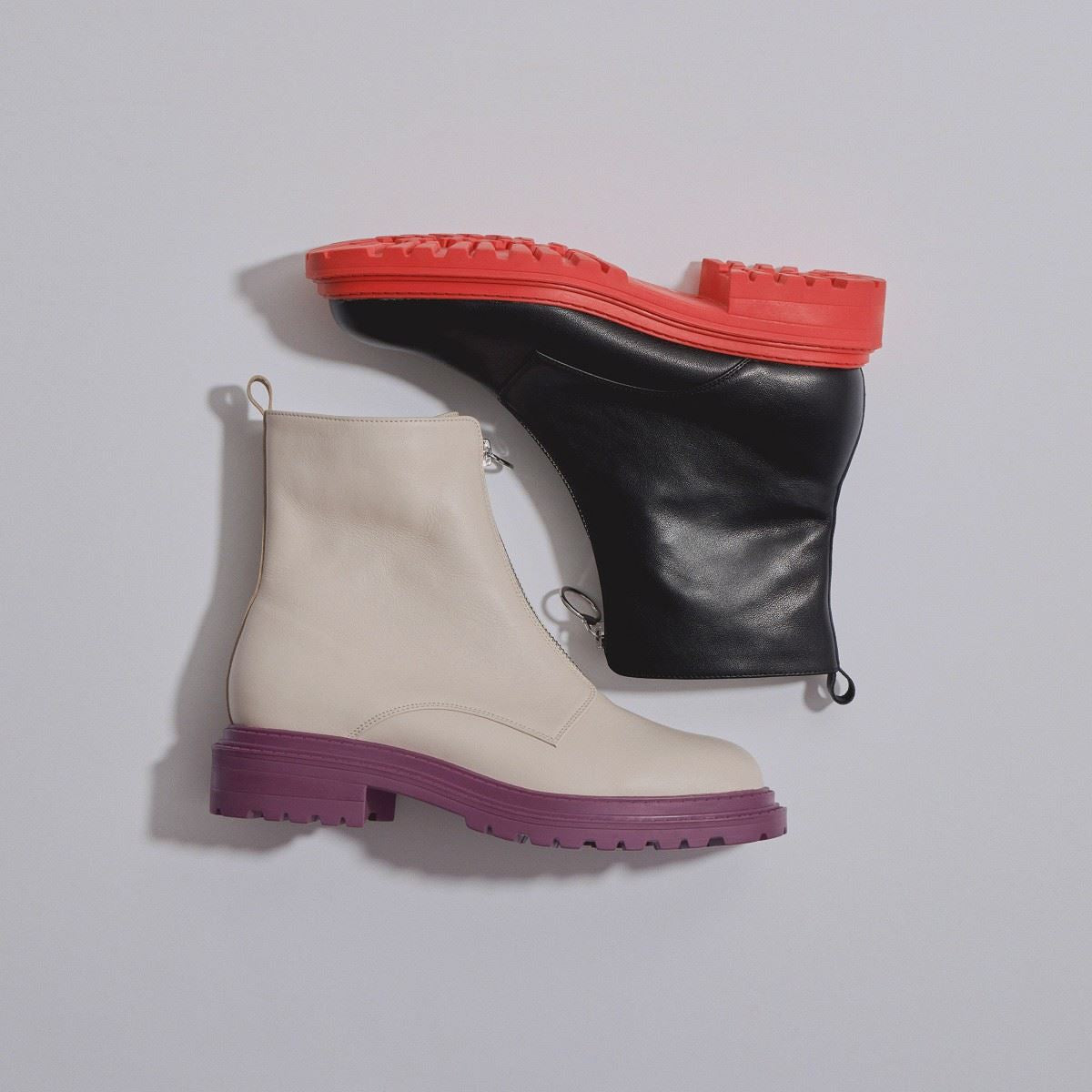 【SALE】厚底センタージップブーツ/544403