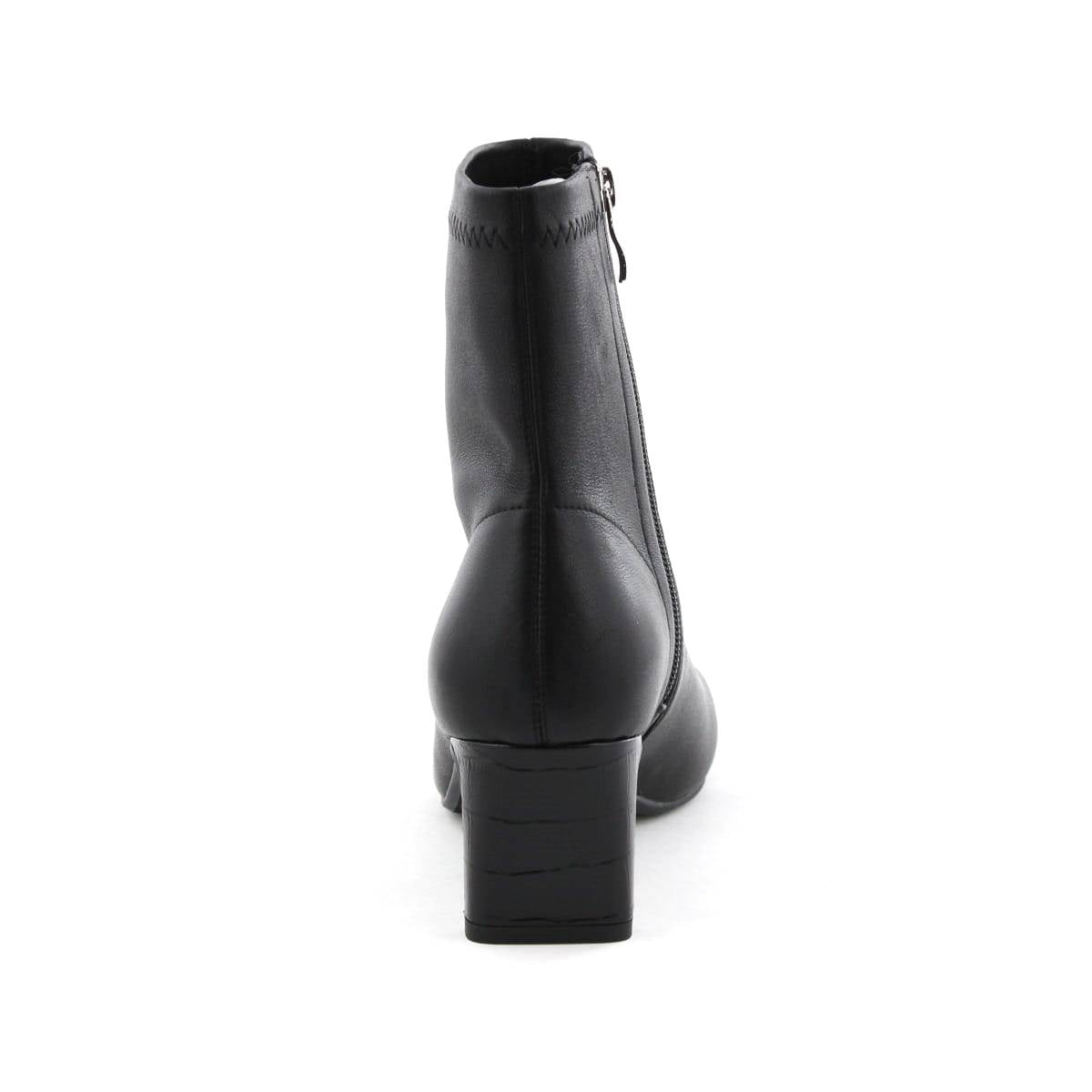 【25AW】スクエアトゥストレッチプレートヒールブーツ/554405