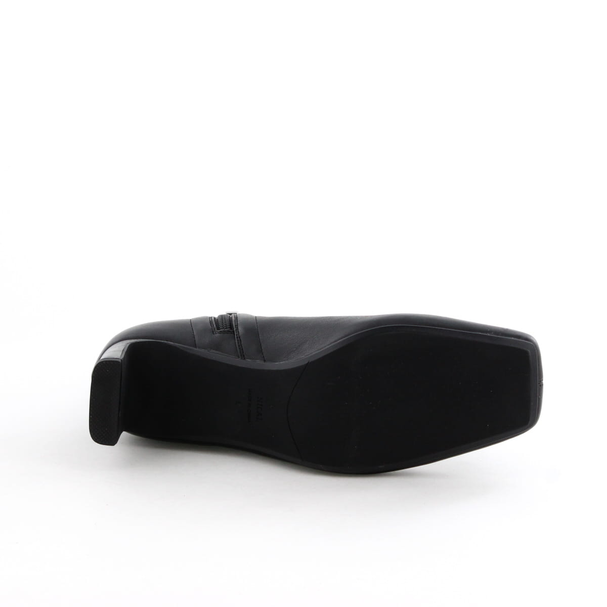 【25AW】スクエアトゥストレッチプレートヒールブーツ/554405