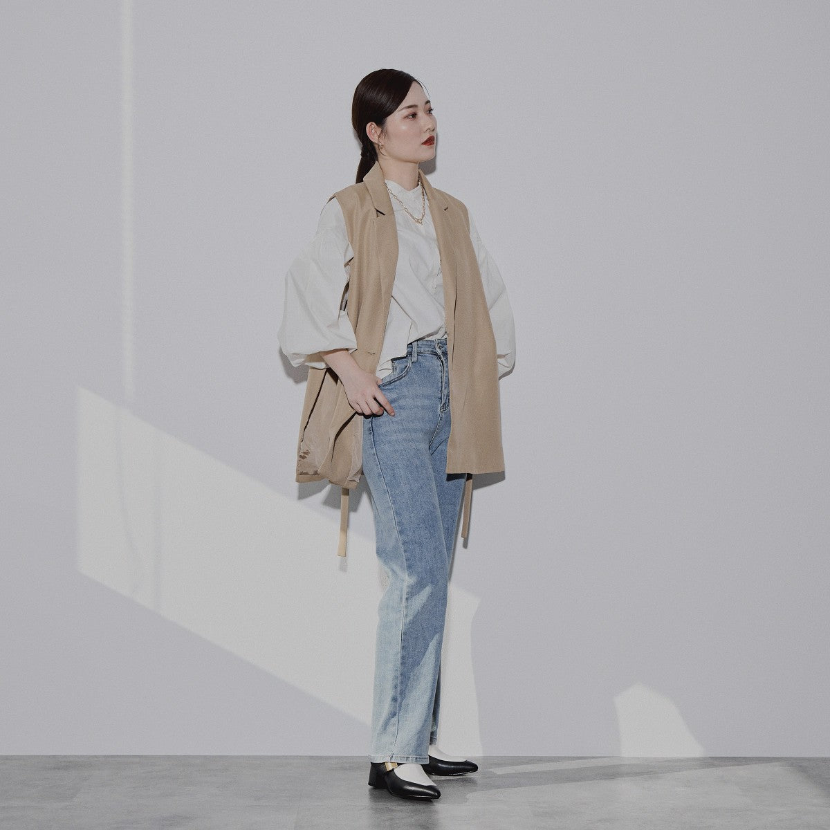 【SALE】メタルパーツポインテッドトゥブーツ/544409