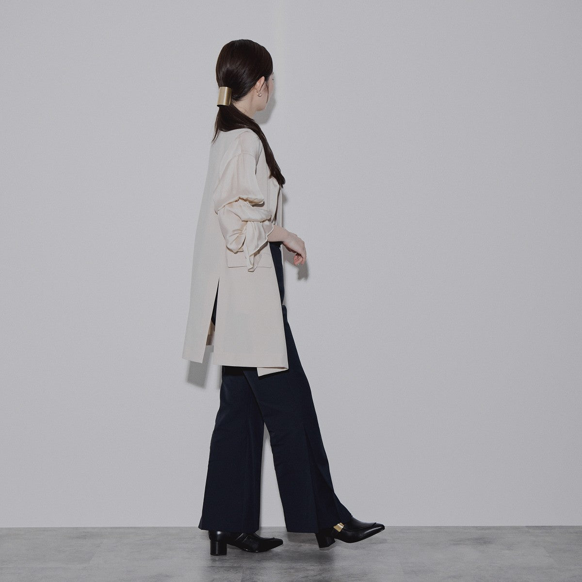 【SALE】メタルパーツポインテッドトゥブーツ/544409