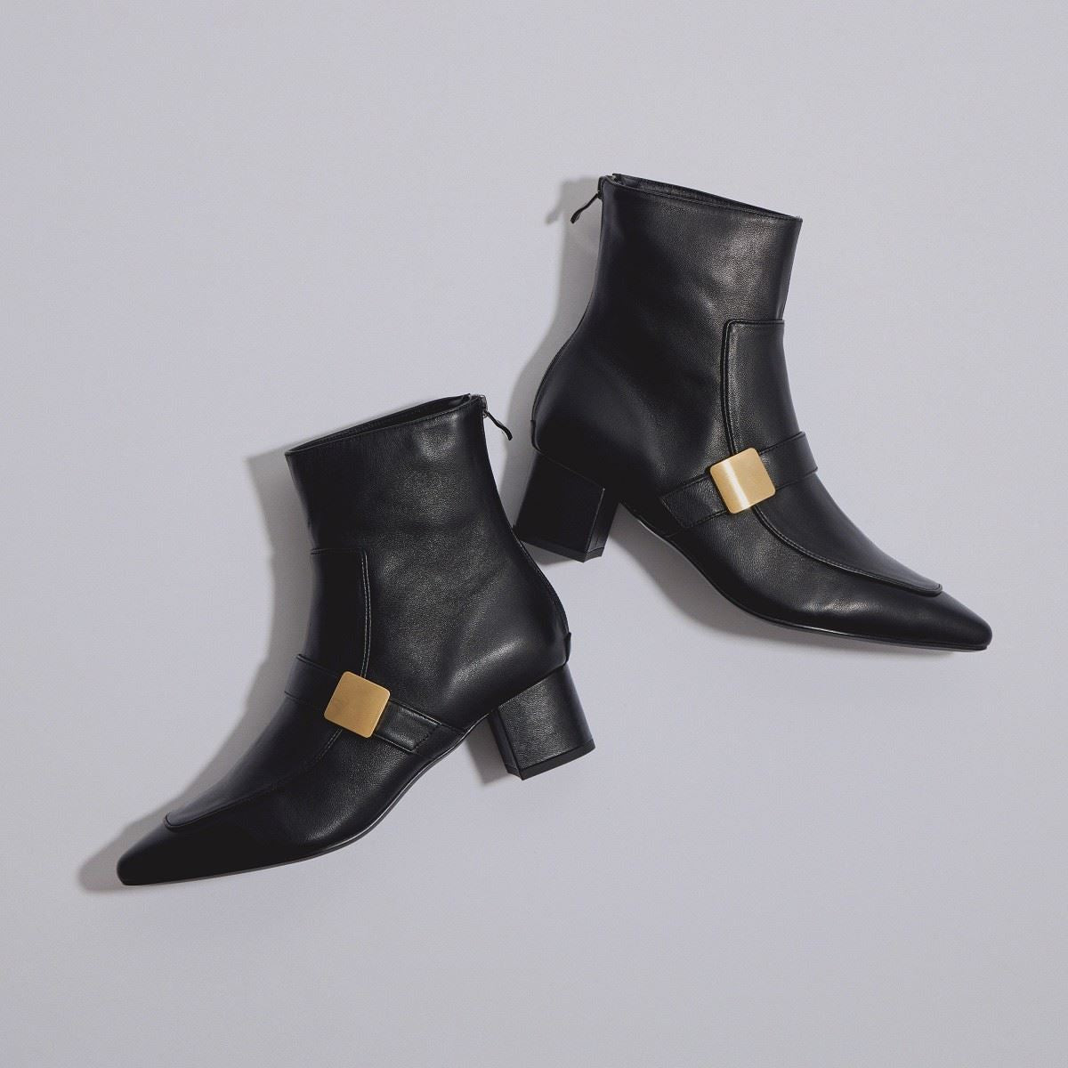 【SALE】メタルパーツポインテッドトゥブーツ/544409