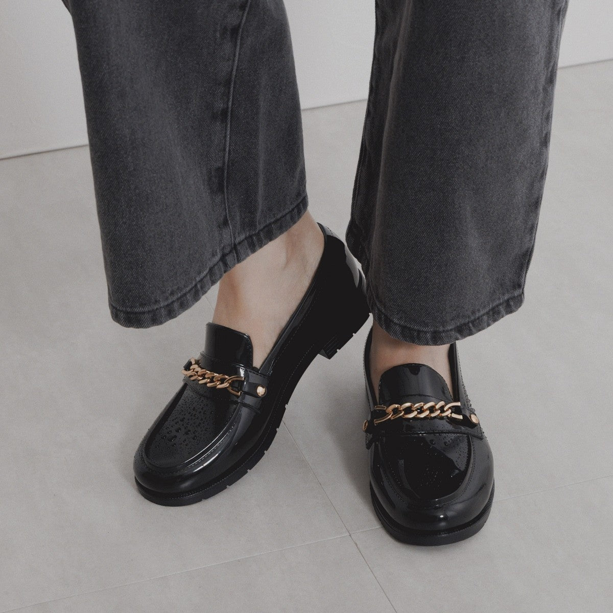 SALE】レインローファー/554001