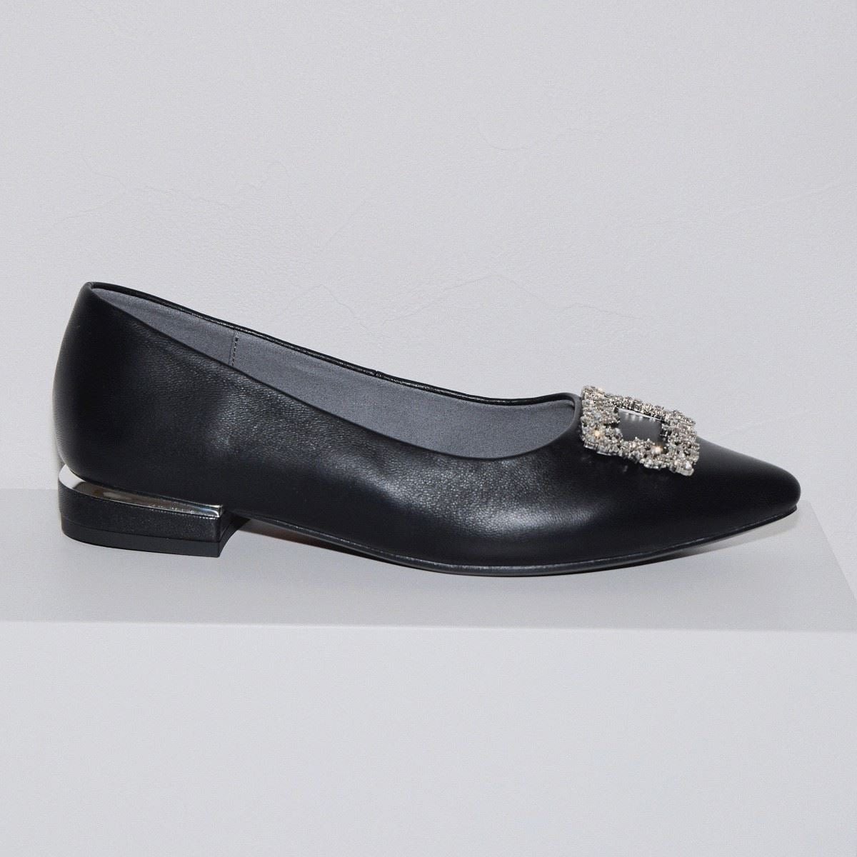 【SALE】スクエアビジューモチーフパンプス/554102