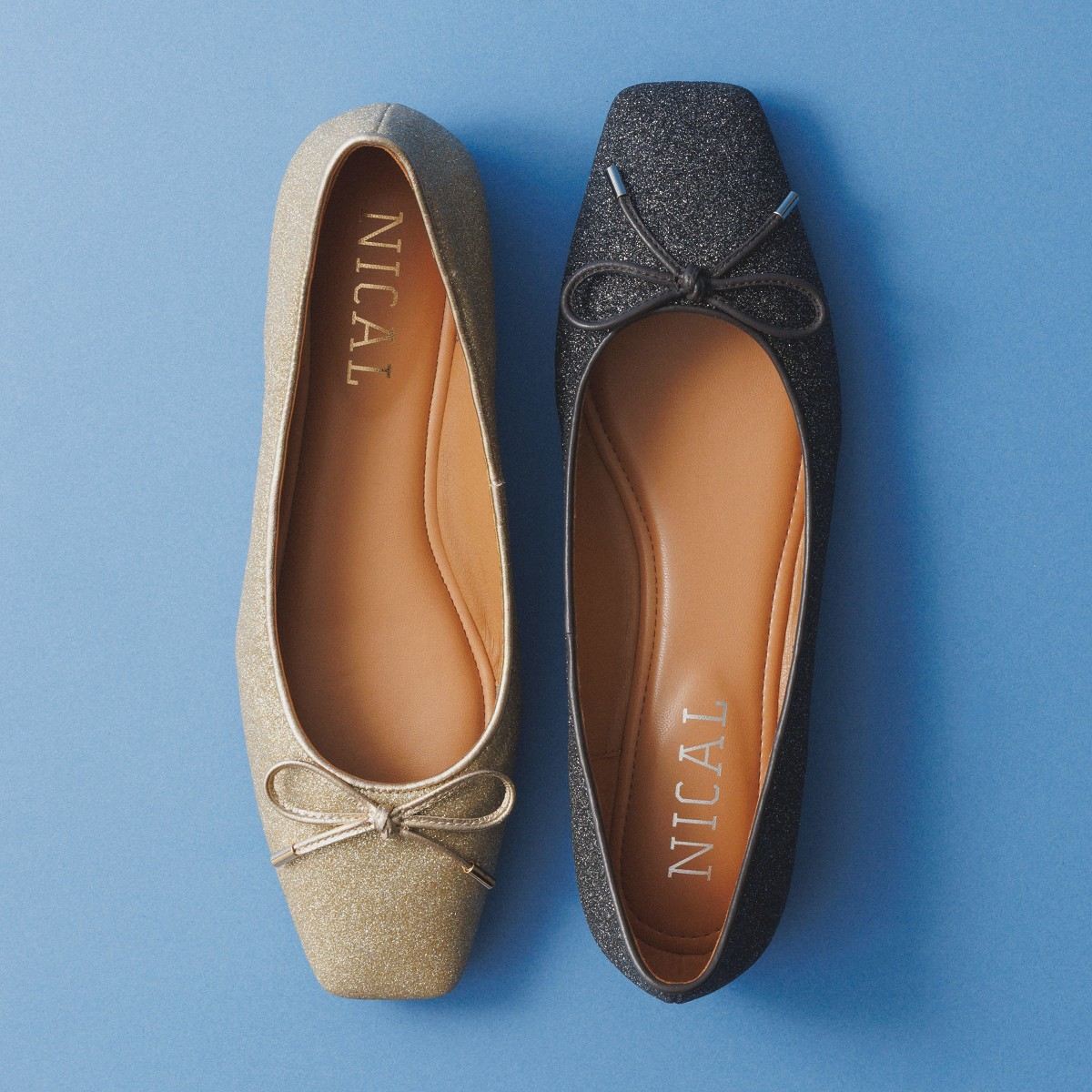 25AW新色】グリッターバレエパンプス/554105