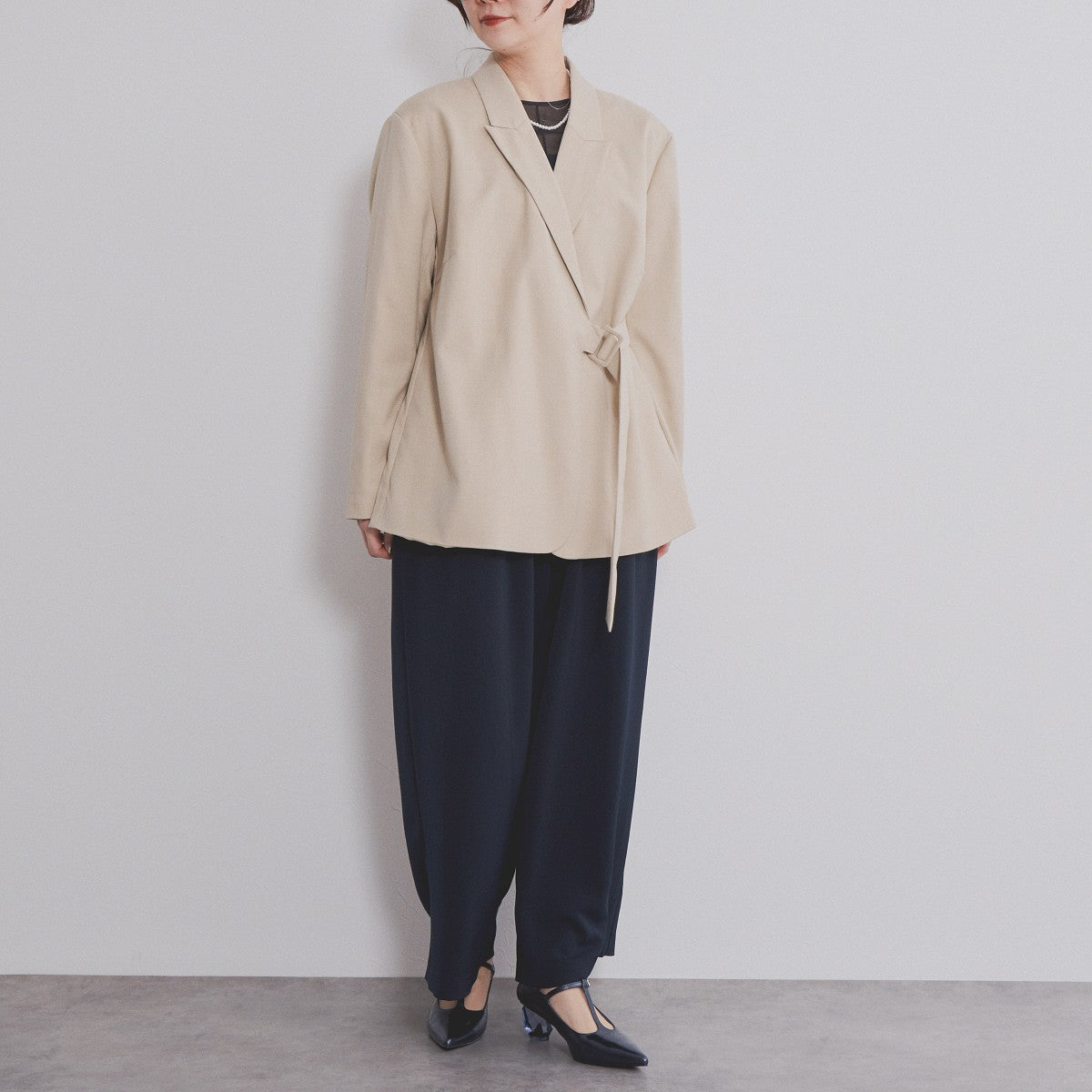 【SALE】クリアヒールTストラップパンプス/554106