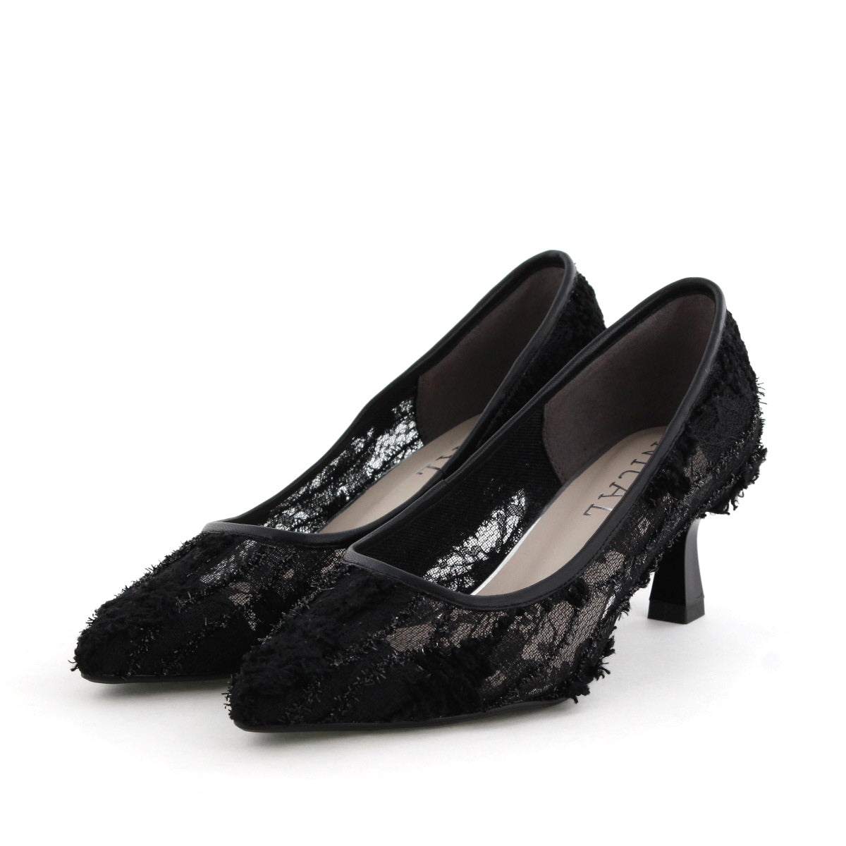 【SALE】フリンジチュールパンプス/554108