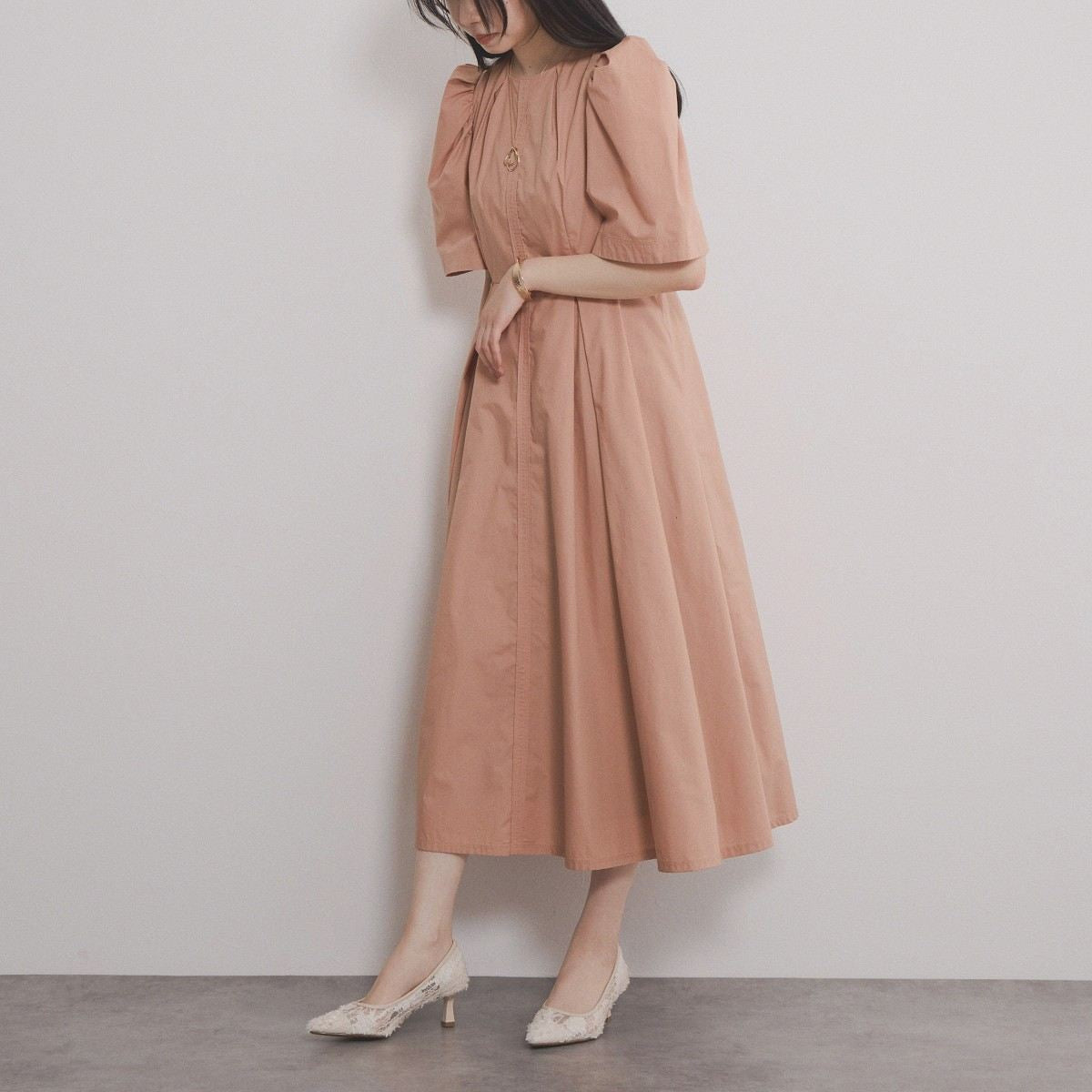 【SALE】フリンジチュールパンプス/554108