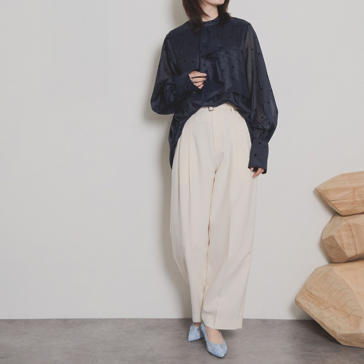 【SALE】フリンジチュールパンプス/554108
