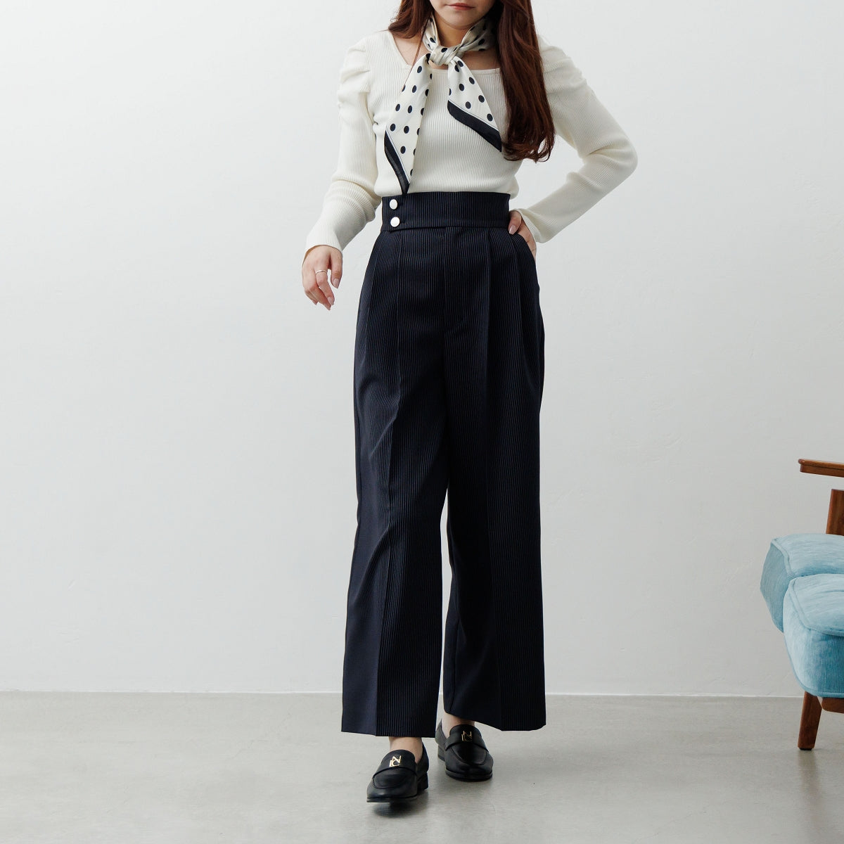 NICALロゴ入りローファー/554109