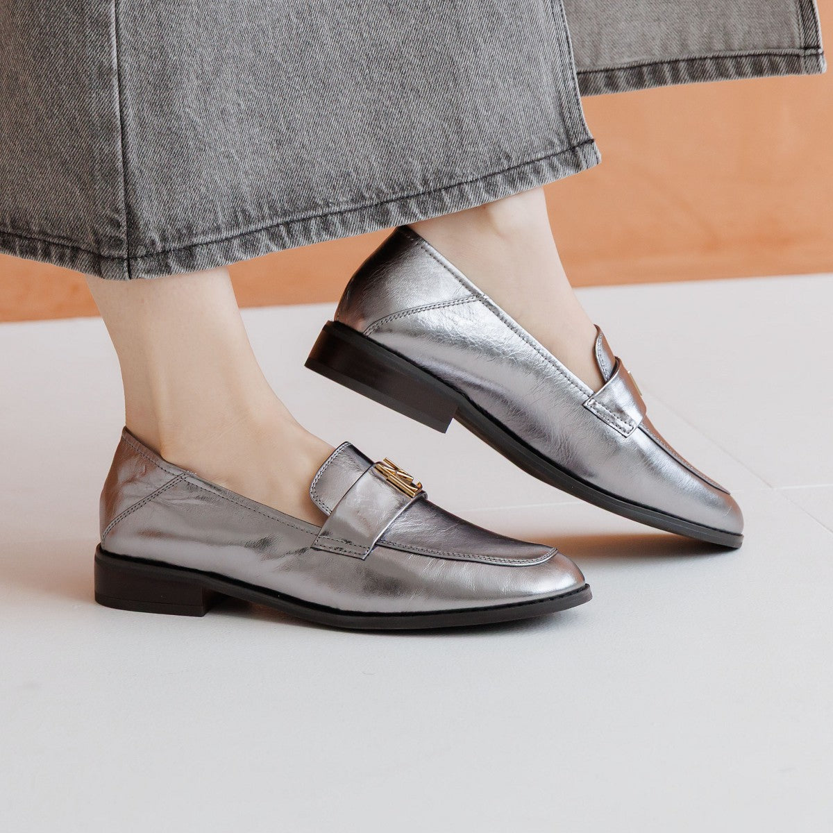 【SALE】NICALロゴ入りローファー/554109