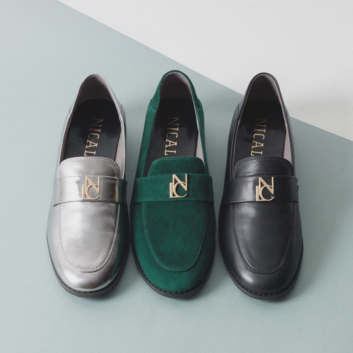 【SALE】NICALロゴ入りローファー/554109