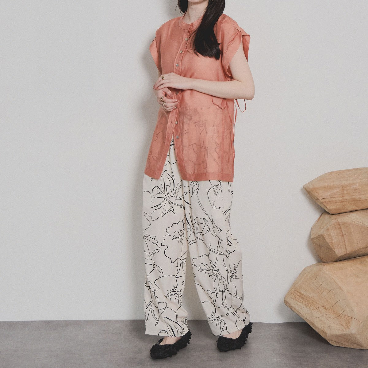 【SALE】ブロッサムチュールパンプス/554112
