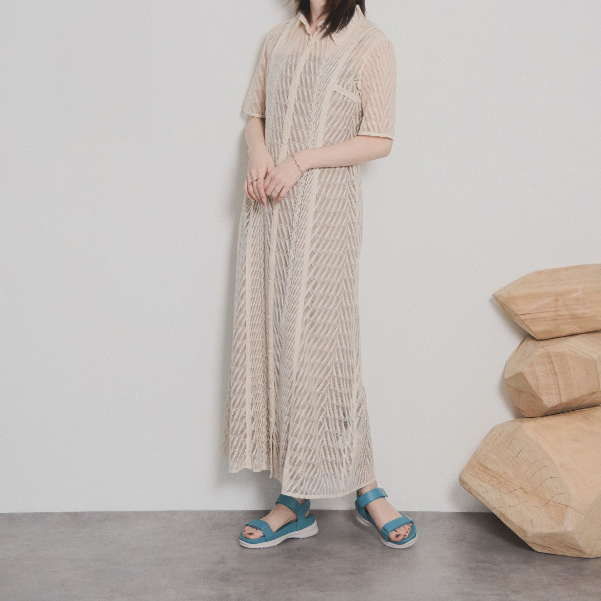 【SALE】ベルクロスポーツサンダル/554201