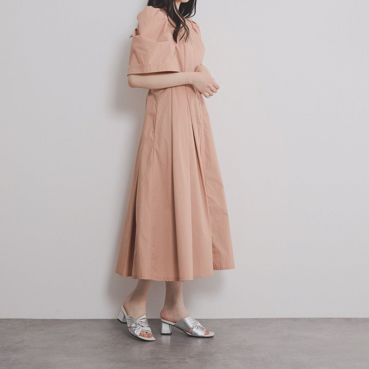 【SALE】パデットクロス変形ヒールサンダル/554202