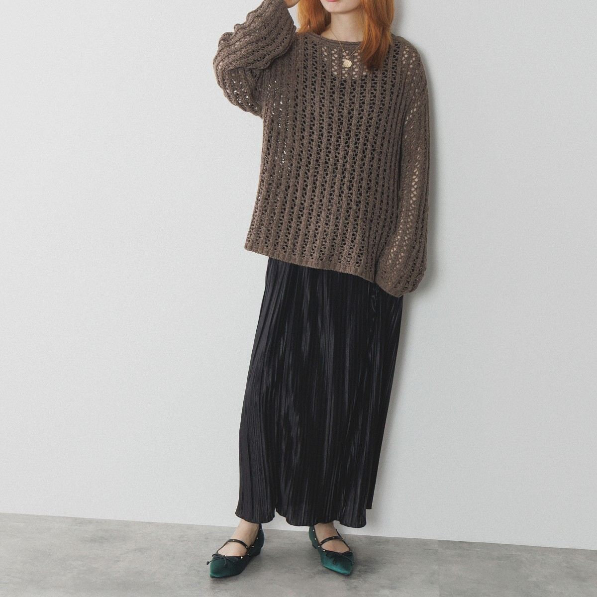 【25AW】スタッズ×リボンメリージェーンパンプス/554301