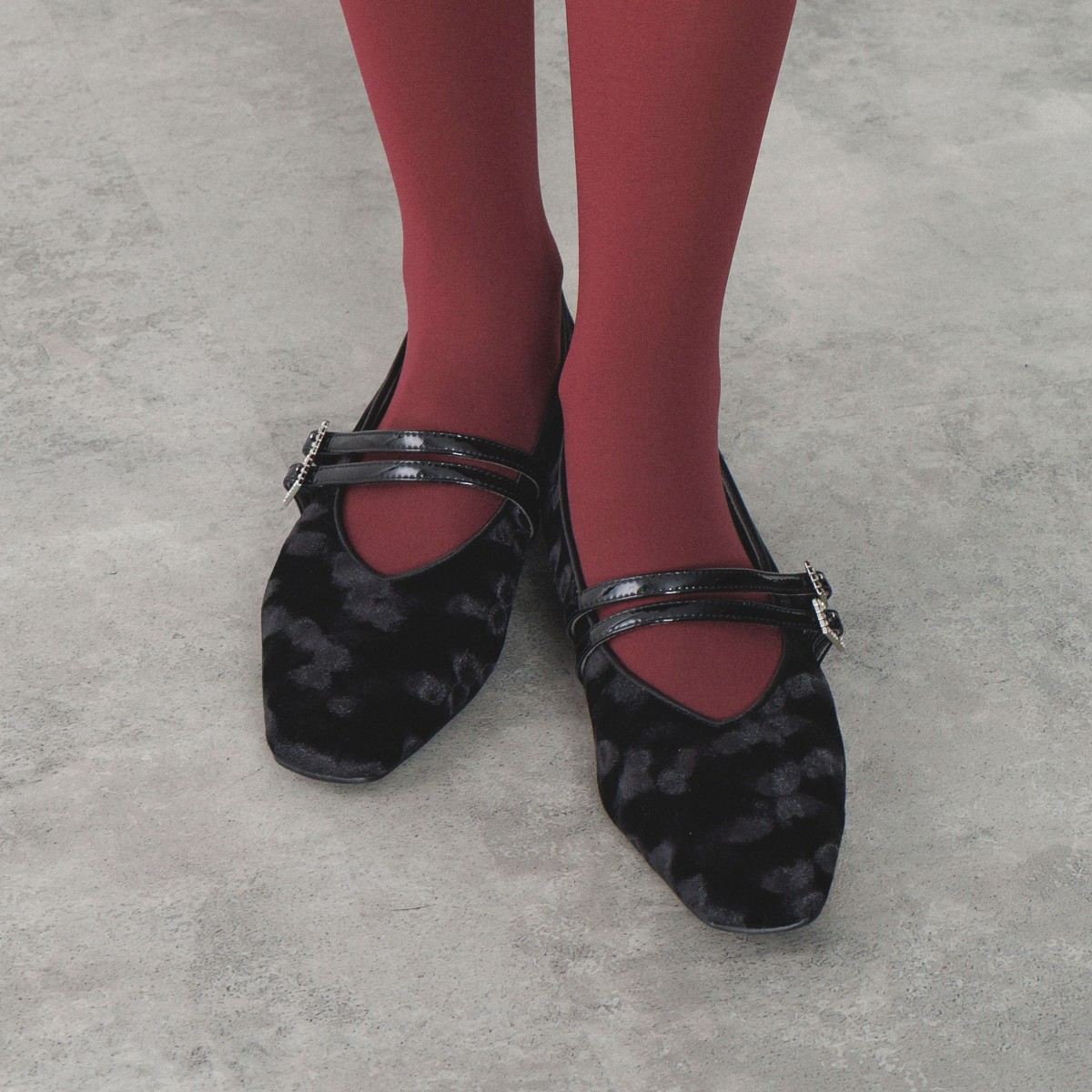 【25AW】ダブルストラップメリージェーンパンプス/554306