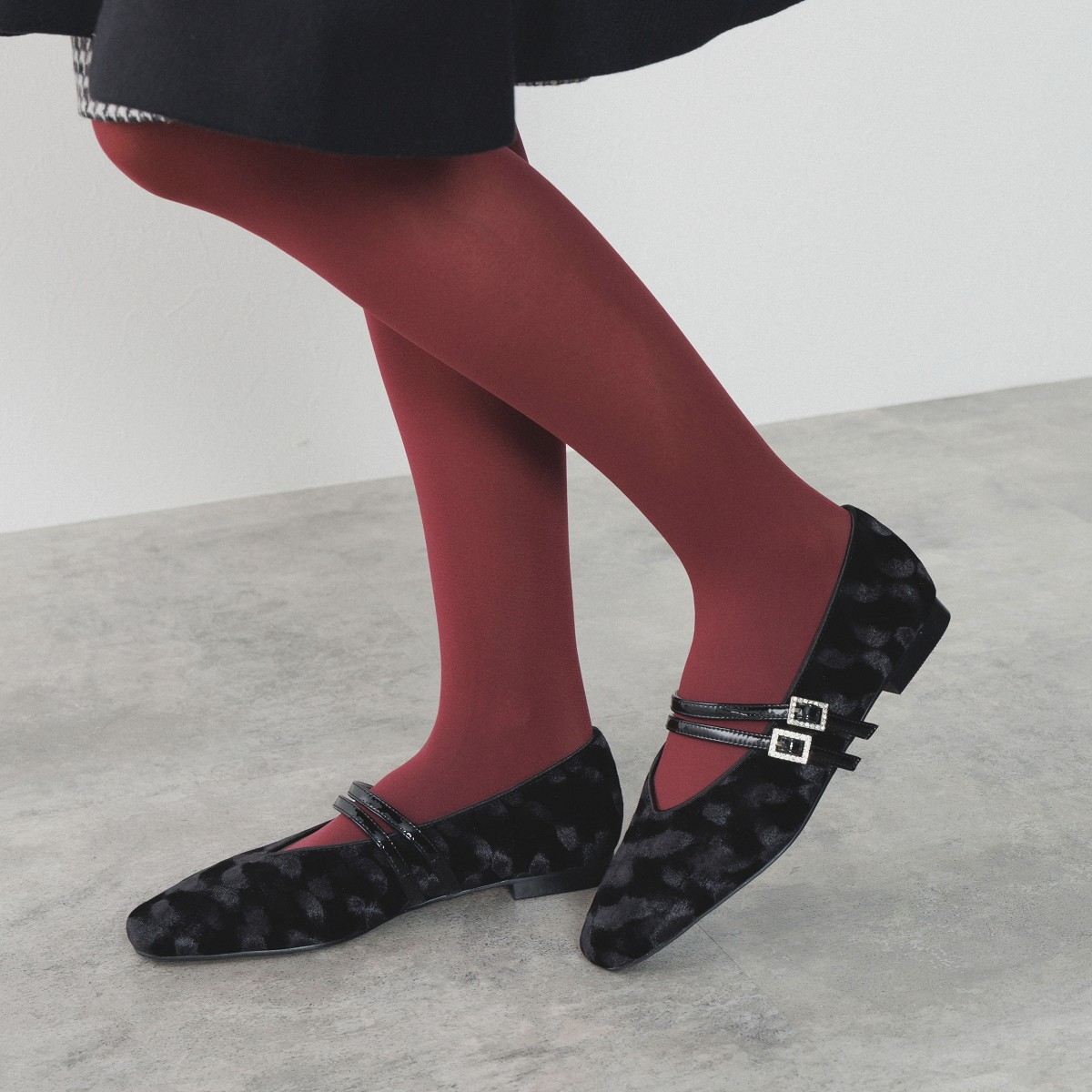 【25AW】ダブルストラップメリージェーンパンプス/554306
