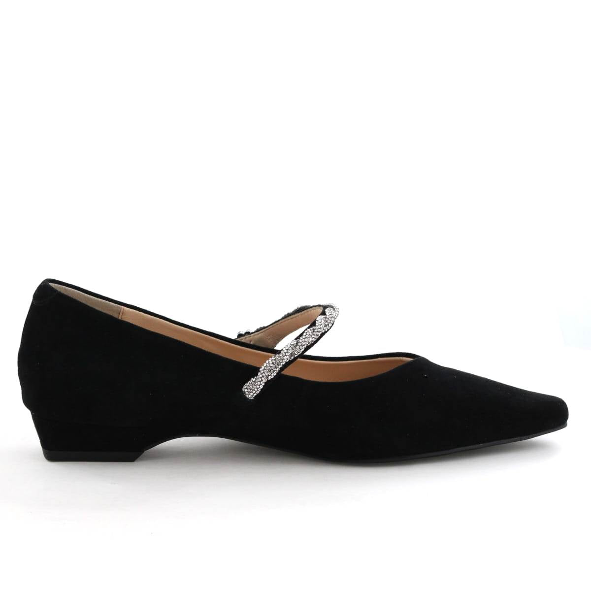 【25AW】ラインストーンツイストストラップパンプス/554308