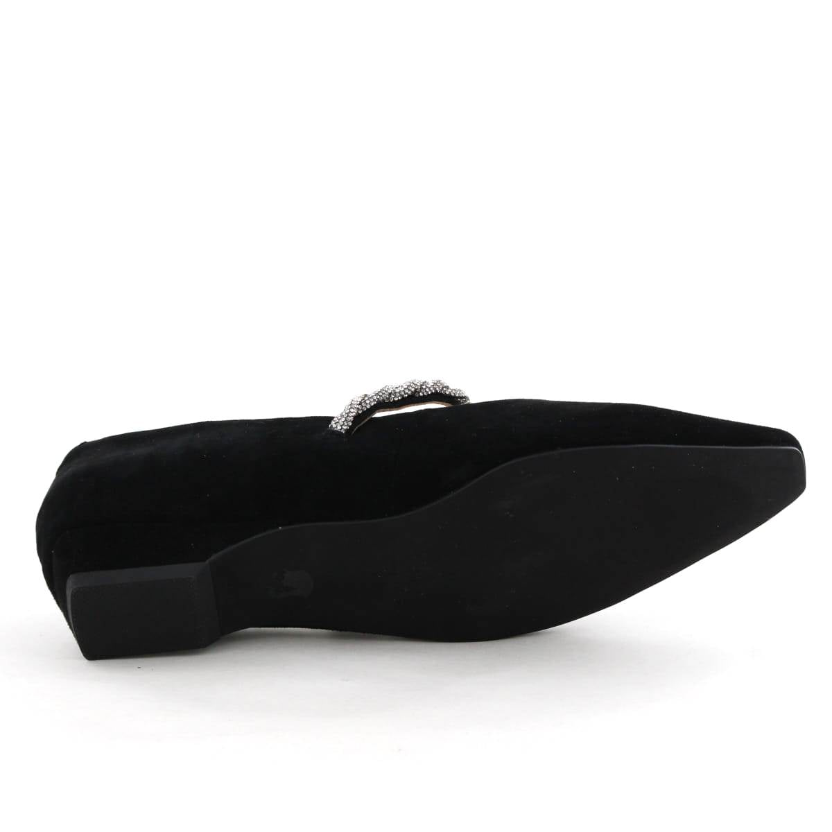 【25AW】ラインストーンツイストストラップパンプス/554308