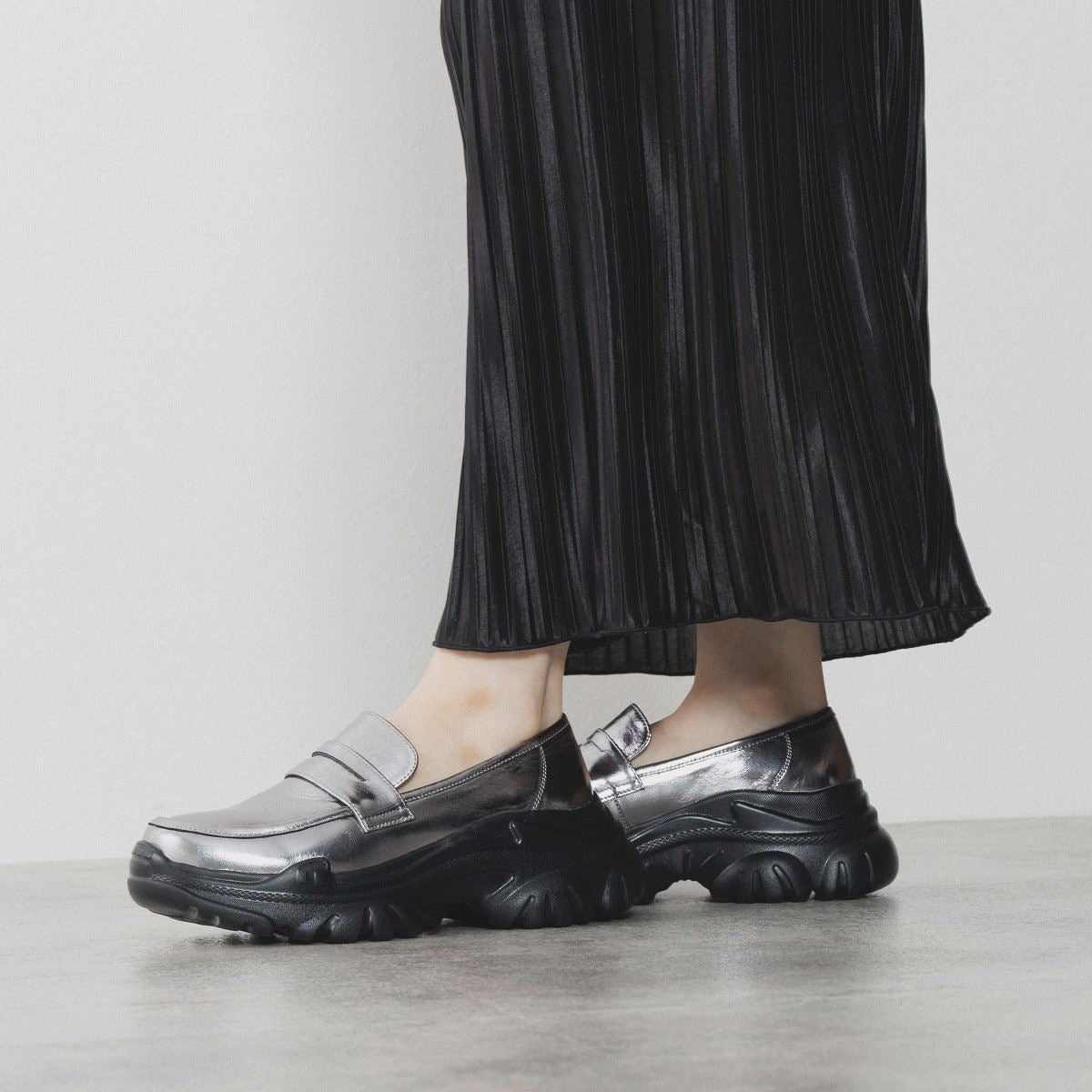 【SALE】ボリュームソールローファー/554310