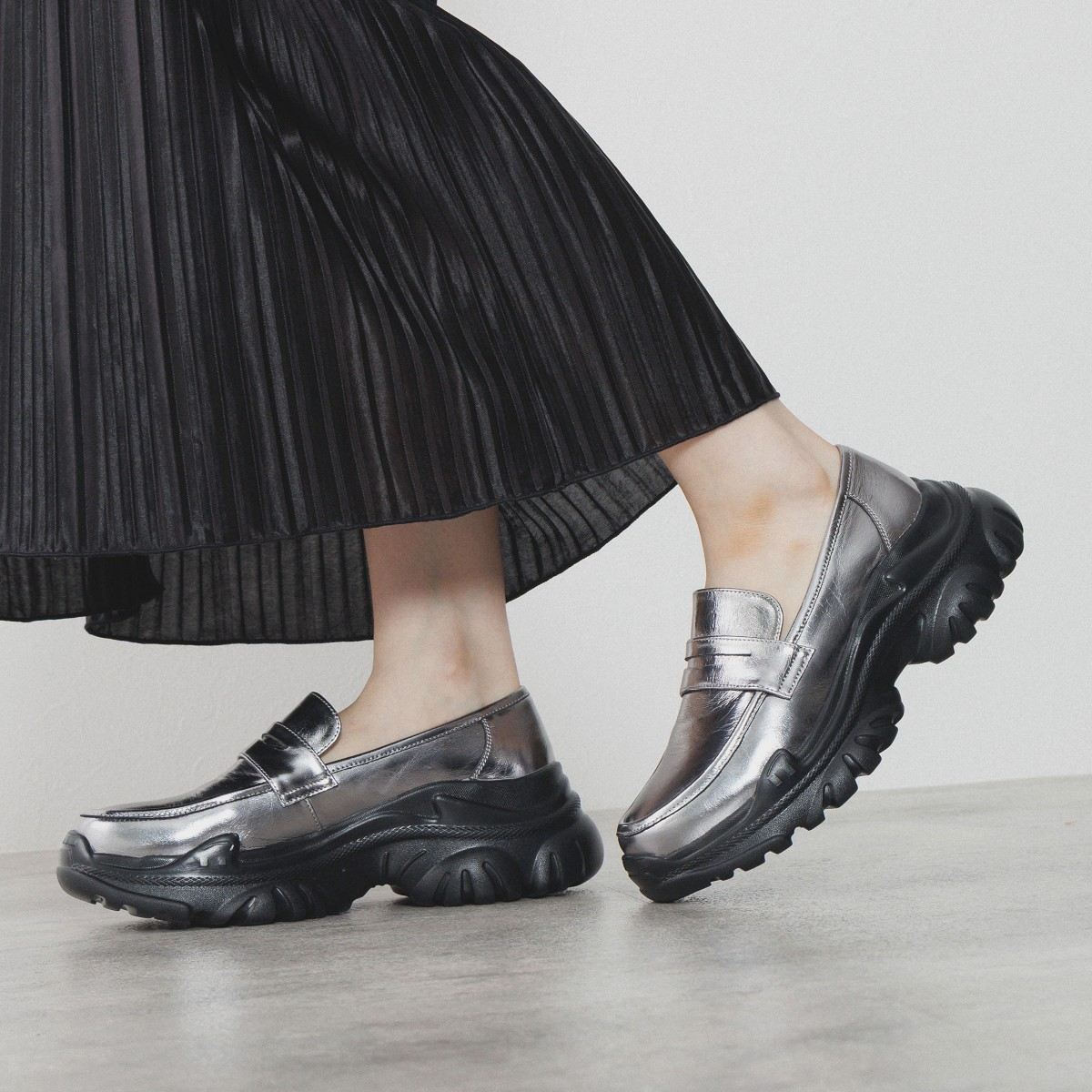 【SALE】ボリュームソールローファー/554310