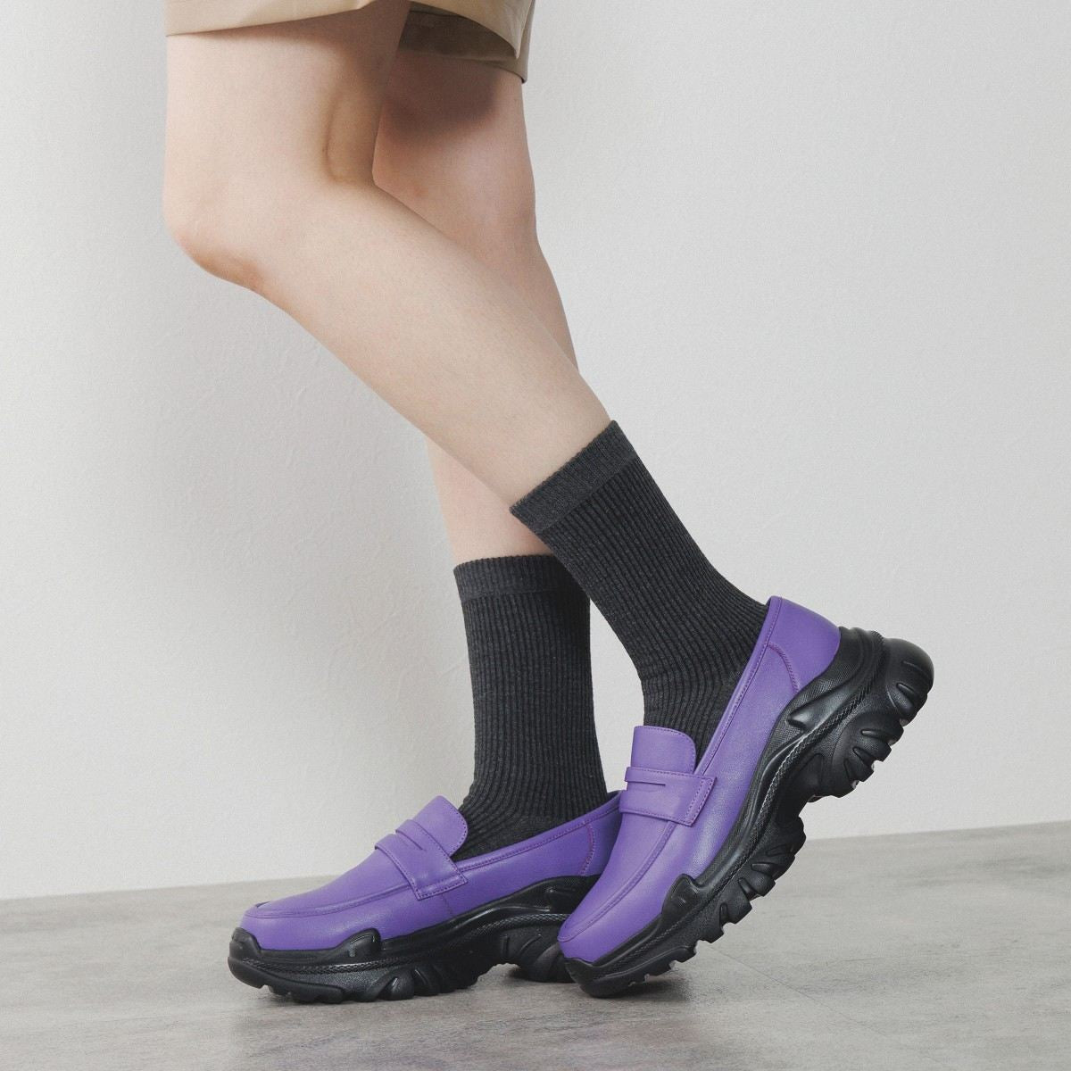 【25AW】ボリュームソールローファー/554310