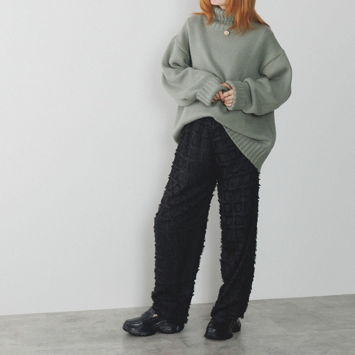 【SALE】ボリュームソールローファー/554310