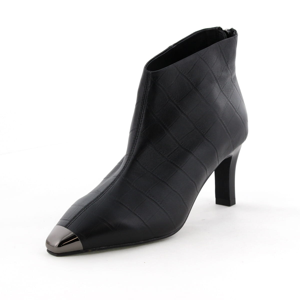 【SALE】トゥキャップヒールショートブーツ/554400